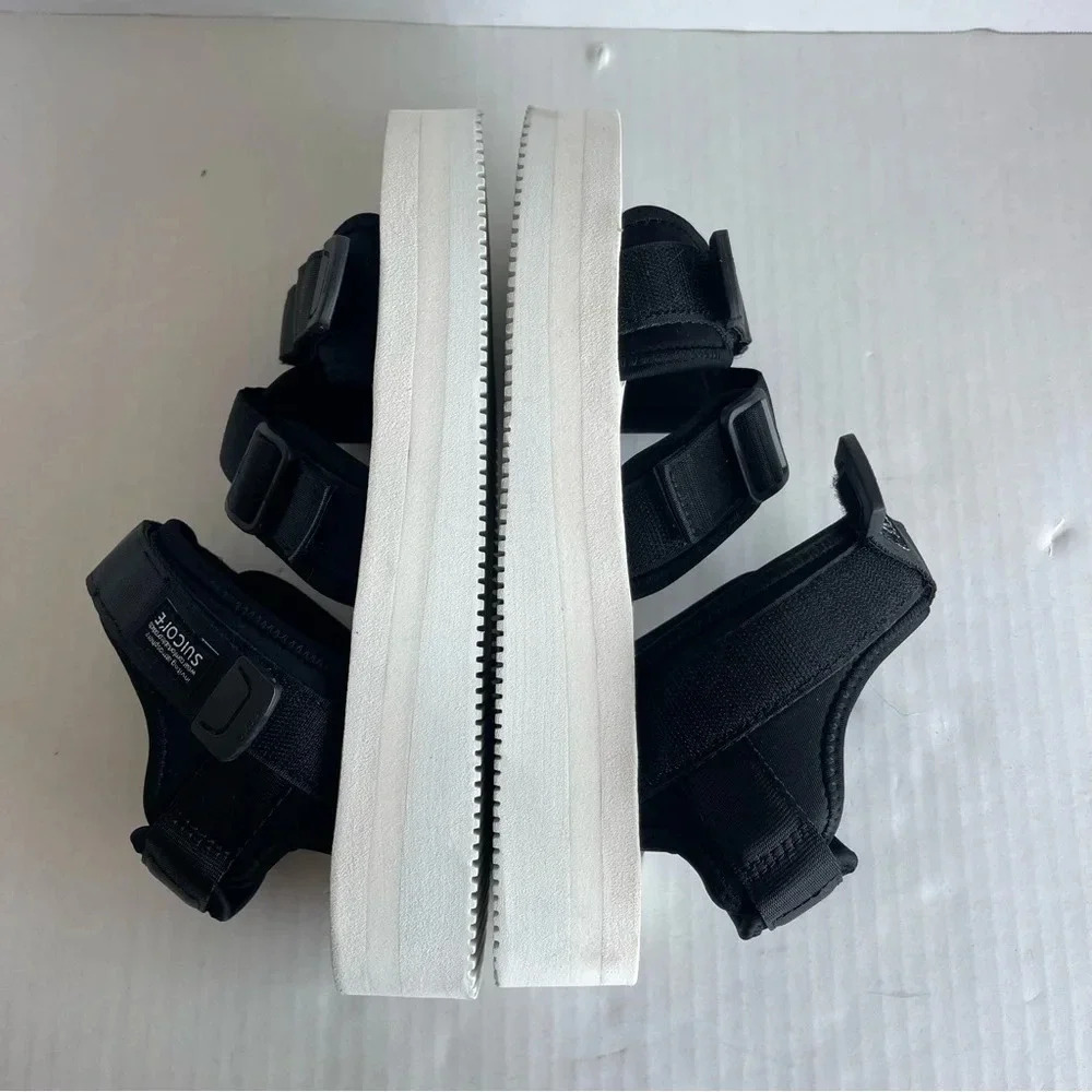 SUICOKE DEPA V2 Unisex Black and Withe Sandals Women size 12 Men size 10 - Picture 5 of 14